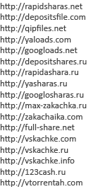 Список сайтов-мошенников